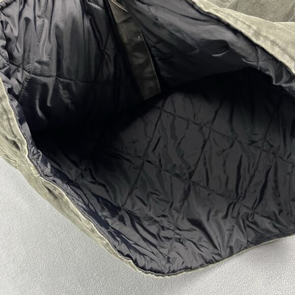 Vintage Carhartt Vest Mens 2XL Moss Green Quilted Canvas Full Zip Workwear - Picture 3 of 7